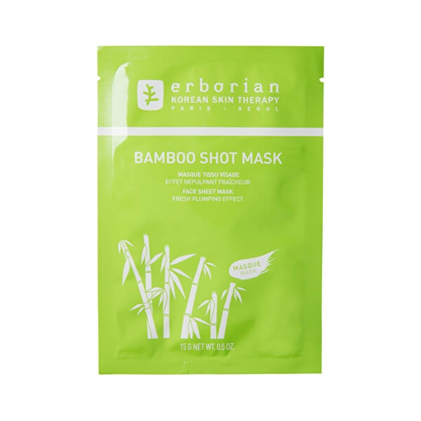 Maschera viso idratante Bamboo Shot Mask (Face Sheet Mask) 15 g