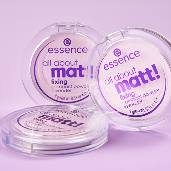 Kompaktní pudr All About Matt! Lavender Fixing Powder 9 g