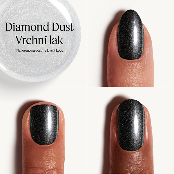 Vrchní lak na nehty Diamond Dust Top Coat 13,5 ml