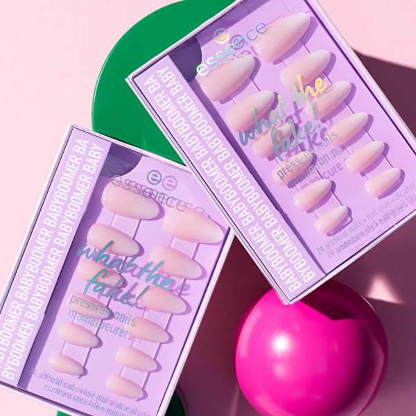 Sada s umělými nehty What the Fake! Press-On 03 Babyboomer