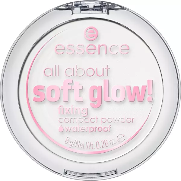 Voděodolný fixační pudr All About Soft Glow! (Fixing Compact Powder) 8 g