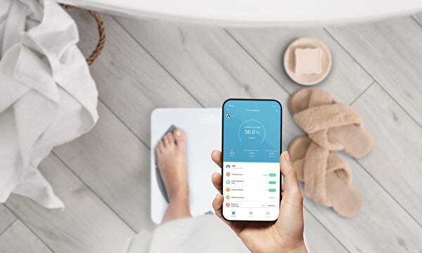 Analytická osobní váha se smart aplikací Vital Fitness