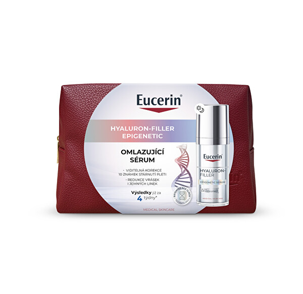 Omlazující pleťové sérum s kosmetickou taškou Hyaluron-Filler (Epigenetic Serum) 30 ml