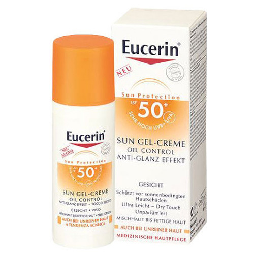 Schützendes Sonnencreme-Gel für das Gesicht Oil Control SPF 50+ 50 ml