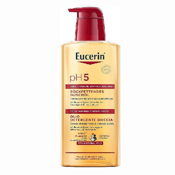 Relipidační sprchový olej pro citlivou pokožku pH5 (Shower Oil) 400 ml