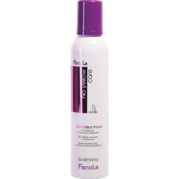 Pěnový kondicionér neutralizující žluté tóny No Yellow Foam Conditioner 250 ml