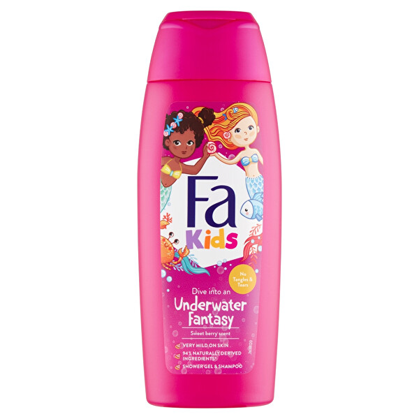 Sprchový gel a šampon s vůní ovoce Kids (Shower Gel & Shampoo) 250 ml