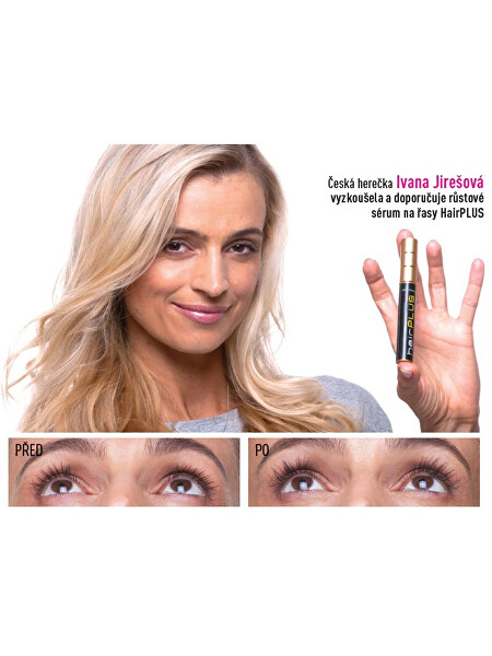 Růstové sérum pro řasy a obočí Hairplus 4,5 ml