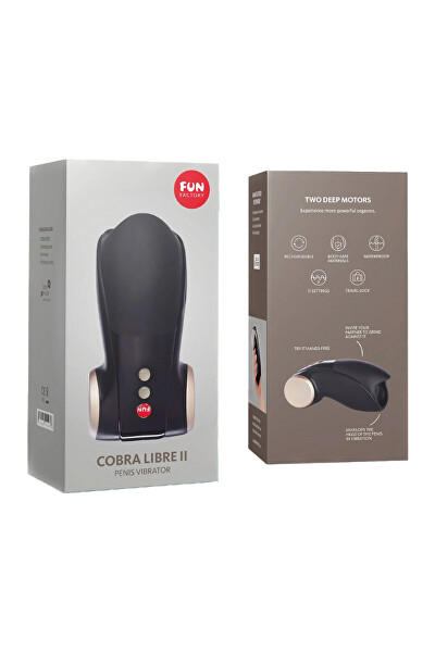 Pánsky vibračný masturbátor Cobra Libre 2 Čierny