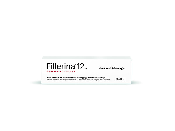Vyhlazující sérum na krk a dekolt 12HA stupeň 4 (Filler Effect Gel) 30 ml