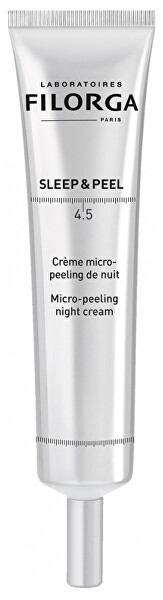 Crema viso notte con acidi AHA Sleep & Peel 4.5 (Micro-Peeling Night Cream) 40 ml