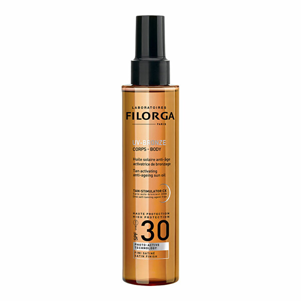 Fényvédő olaj SPF 30 UV-Bronze (Tan Activating Anti-Ageing Sun Oil) 150 ml