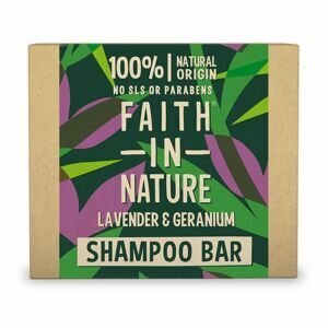 Tuhý šampon Levandule a pelargonie (Shampoo Bar) 85 g