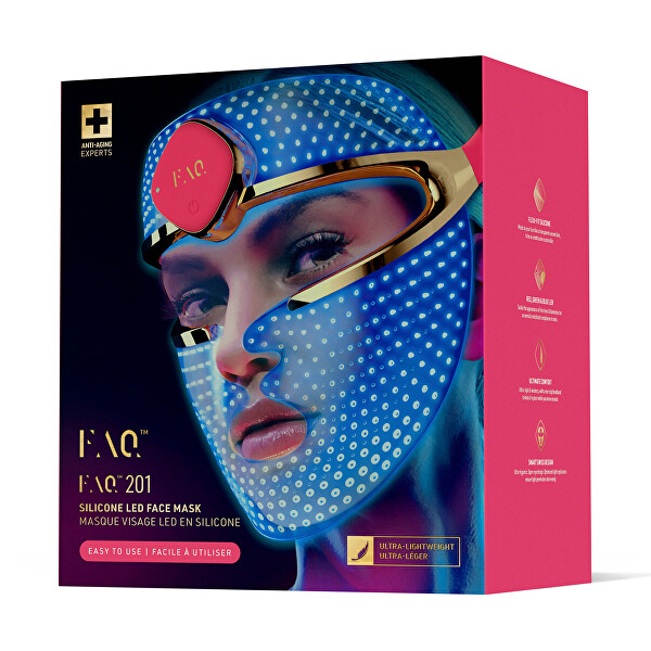 FAQ™ 201 Silikonová LED maska na obličej