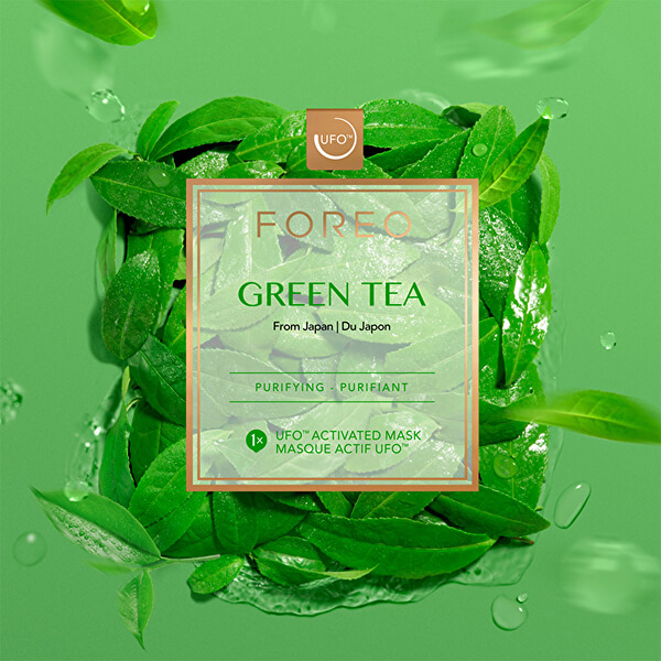 Frissítő és nyugtató arcmaszk Green Tea (Purifying Mask) 6 x 6 g