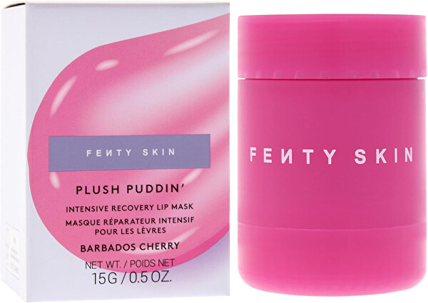 Maska na rty Plush Puddin` Intensive Recovery Lip Mask Barbados Cherry 15 g