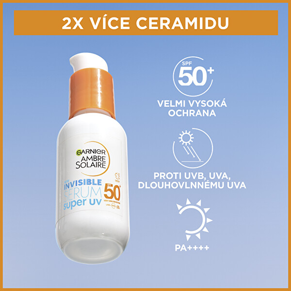 Denní sérum proti UV záření SPF 50 (Invisible Serum) 30 ml