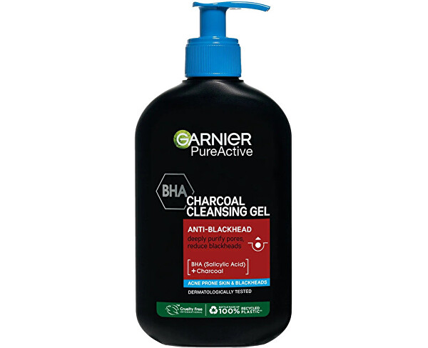 Čisticí gel proti černým tečkám (Charcoal Cleansing Gel) 250 ml