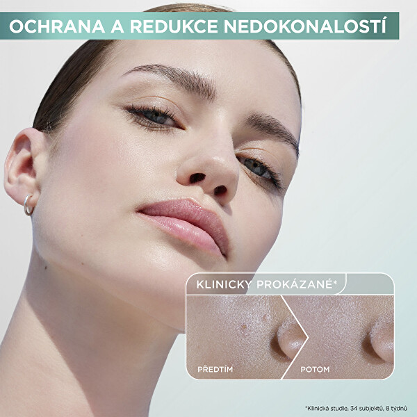 Denní fluid proti nedokonalostem pleti SPF 50+ PureActive Salicylic (Daily UV Invisible + Matte) 40 ml