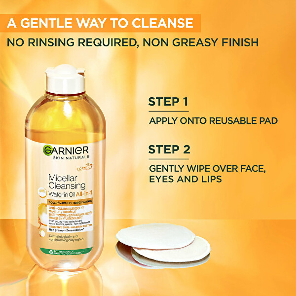 Dvoufázová micelární voda Skin Naturals (Micellar Cleansing Oil In Water) 100 ml