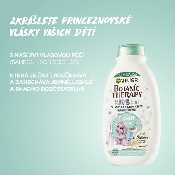 Šampon a kondicionér Ledové království Botanic Therapy Oat Delicacy (Shampoo & Detangler) 400 ml