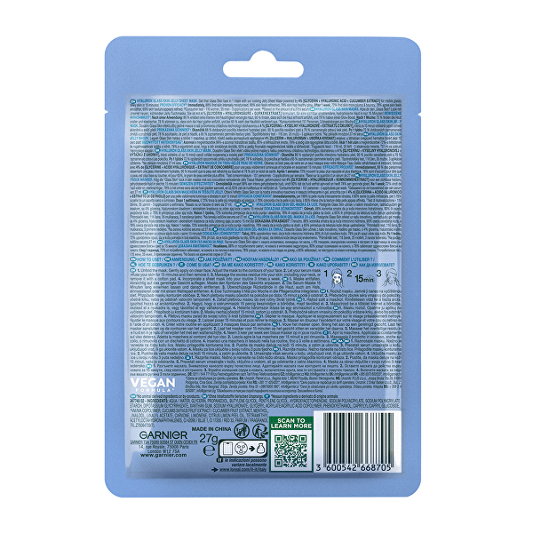 Textilní maska Hyaluron Glass Skin Jelly Sheet Mask 27 g