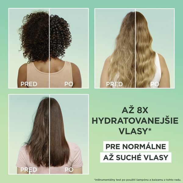 Hydratačný šampón pre normálne a suché vlasy Fructis Hair Food ( Aloe Vera Hydrating Shampoo) 350 ml