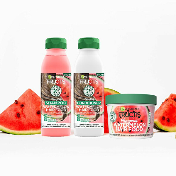 Jemný šampon pro objem vlasů Fructis Hair Food (Watermelon Plumping Shampoo) 350 ml