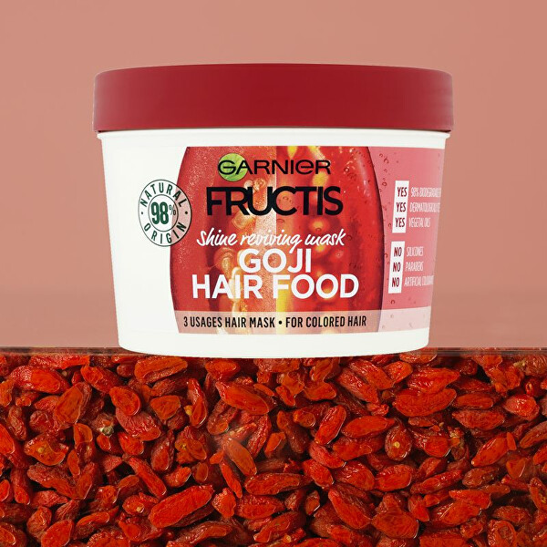 Maszk festett hajra  Fructis (Goji Hair Food) 390 ml