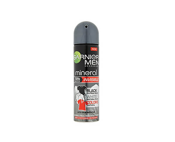 Spray antiperspirant mineral pentru bărbați 72H Mineral Invisible 150 ml