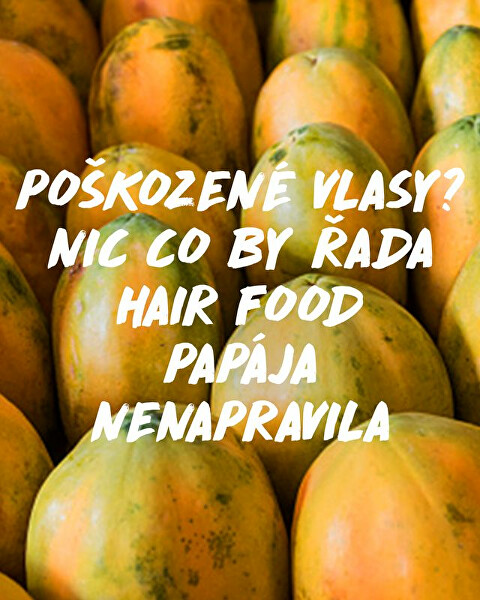Regeneráló maszk sérült hajra  Fructis (Papaya Hair Food) 390 ml