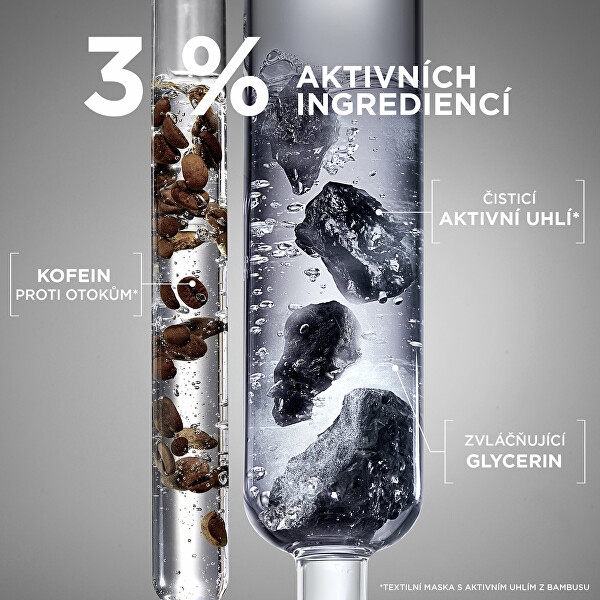 Oční maska s aktivním uhlím Skin Naturals (Depuffing Eye Mask) 5 g