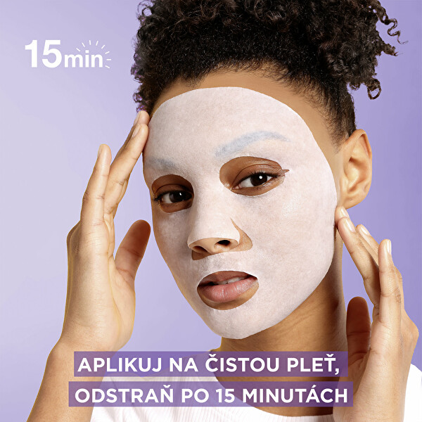 Vyhlazující plátýnková maska Skin Naturals Pro-Retinol (Smoothing Serum Mask) 22 g