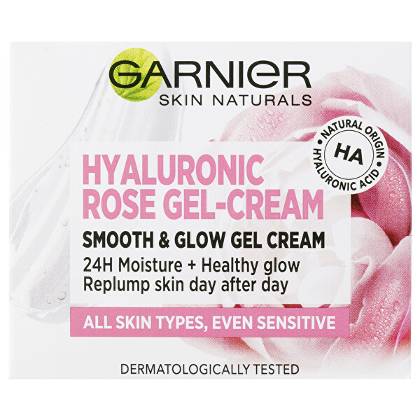 Pleť ová péče pre rozjasnenie pleti Skin Natura l s (Hyaluronic Rose Gel-Cream) 50 ml