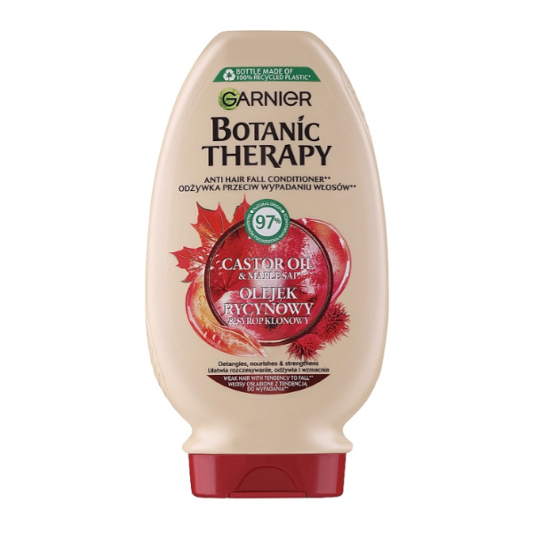 Posilující kondicionér s ricinovým olejem pro slabé a lámající se vlasy Botanic Therapy (Fortifying Balm -Conditioner) 200 ml