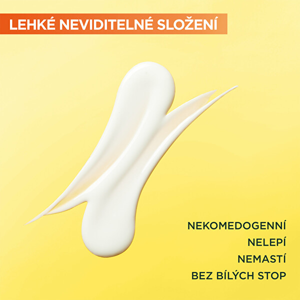 Rozjasňující ochranný pleťový fluid SPF 50+ Vitamin C (Daily UV Invisible) 40 ml