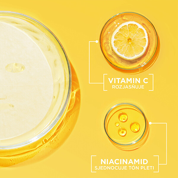 Sada rozjasňujících textilních masek s vitaminem C 4+1 ks