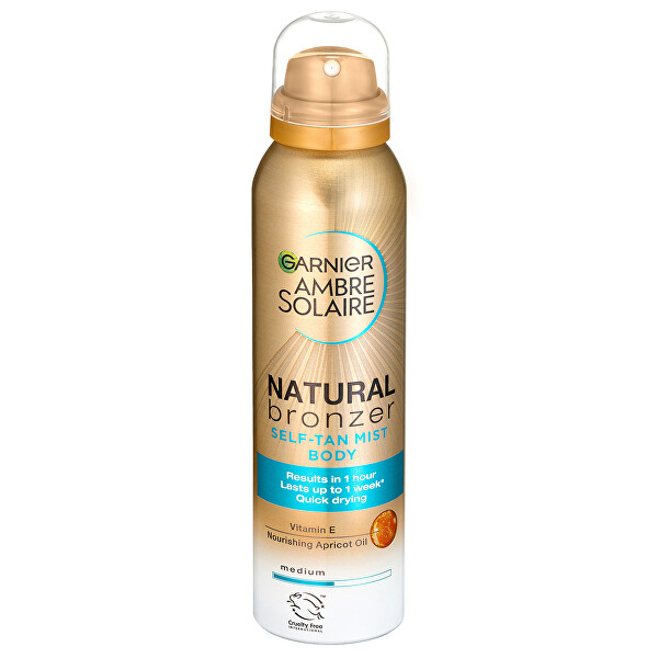 Samoopalovací tělová mlha Ambre Solaire Natural Bronzer Medium (Self-Tan Mist Body) 150 ml
