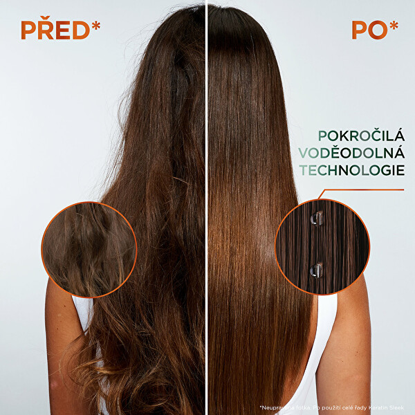 Sérum pro suché a krepaté vlasy Fructis Keratin Sleek (Heat-Activated Serum) 50 ml