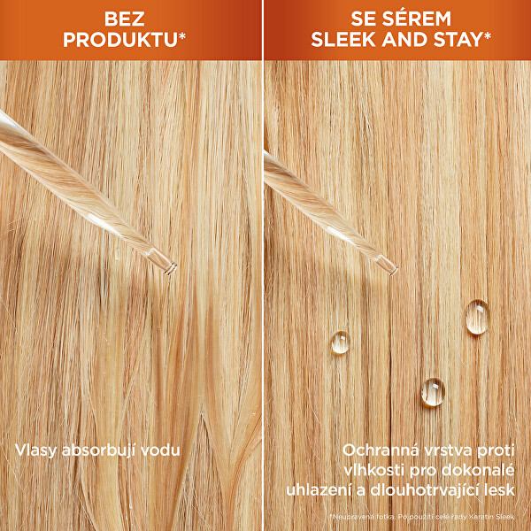 Sérum pro suché a krepaté vlasy Fructis Keratin Sleek (Heat-Activated Serum) 50 ml