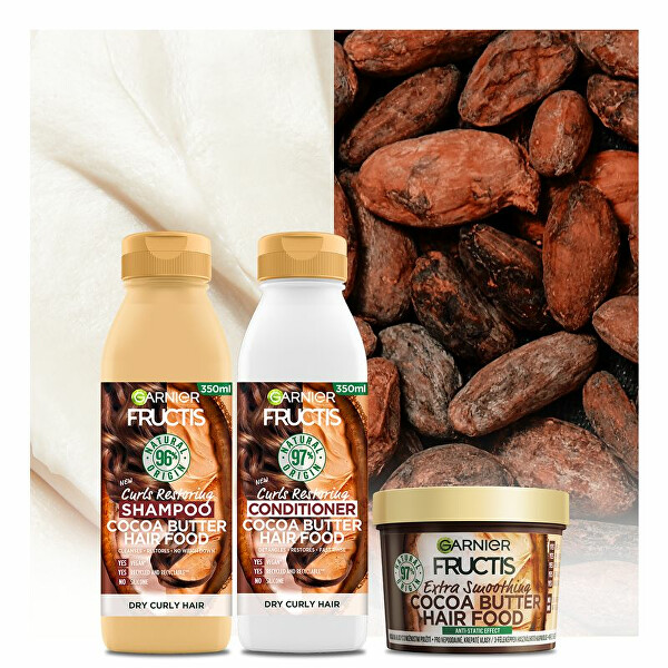 Uhlazující balzám pro nepoddajné vlasy Hair Food Cocoa Butter (Conditioner) 350 ml