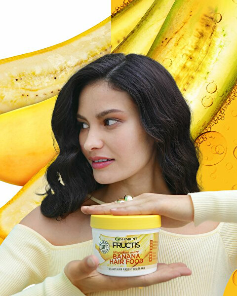 Vyživující maska na suché vlasy Fructis (Banana Hair Food) 390 ml