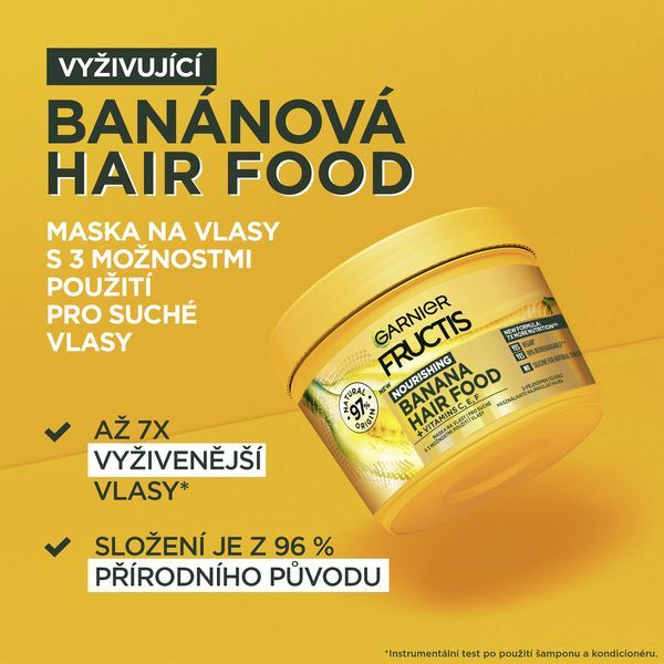 Vyživující maska pro suché vlasy Banana (Hair Food) 400 ml