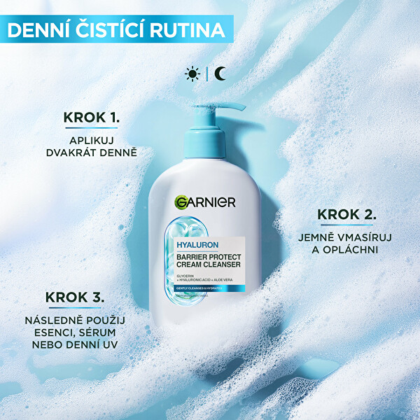 Zklidňující čisticí krém Hyaluron (Barrier Protect Cream Cleanser) 250 ml