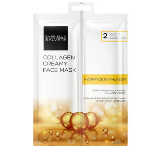 Mască deTenCollagen(Creamy Face Mask) 2 x 8 ml