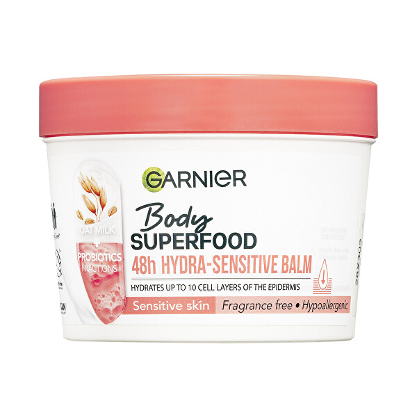 Hydratační balzám pro citlivou pokožku Body Superfood (48h Hydra-Sensitive Balm) 380 ml