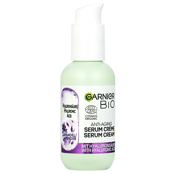 Ser cremos împotriva îmbătrânirii pielii cu ulei esențial de lavandă BIO (Serum Cream) 50 ml