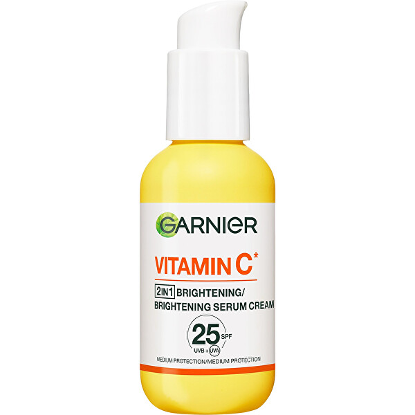 Krémes szérum C-vitaminnal az arcbőr élénkítésére Skin Naturals (Brightening Serum Cream) 50 ml