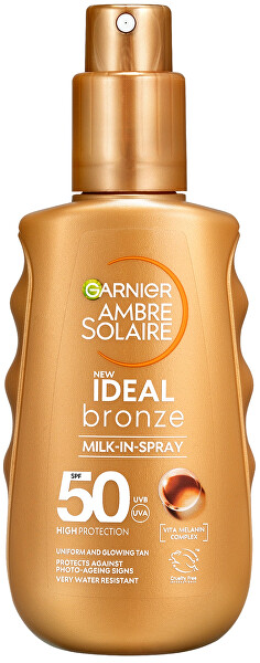Loțiune bronzată spray SPF 50 Ideal Bronze (Milk in Spray) 150 ml