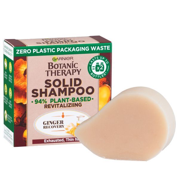 Revitalizační tuhý šampon pro slabé vlasy Botanic Therapy (Ginger Recovery Solid Shampoo) 60 g